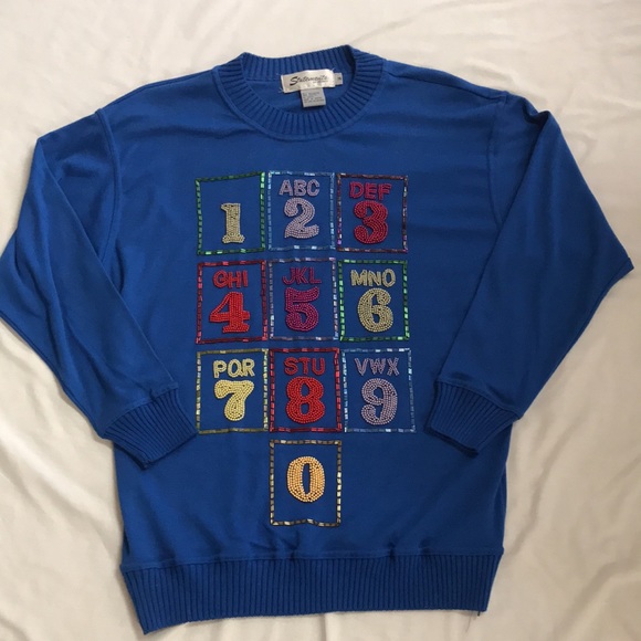 Amazing 1980’s Statements by Pronto Top and Pant Set size Medium - Picture 2 of 9